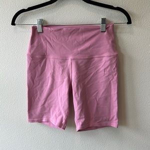 Pink Alo Bike Shorts